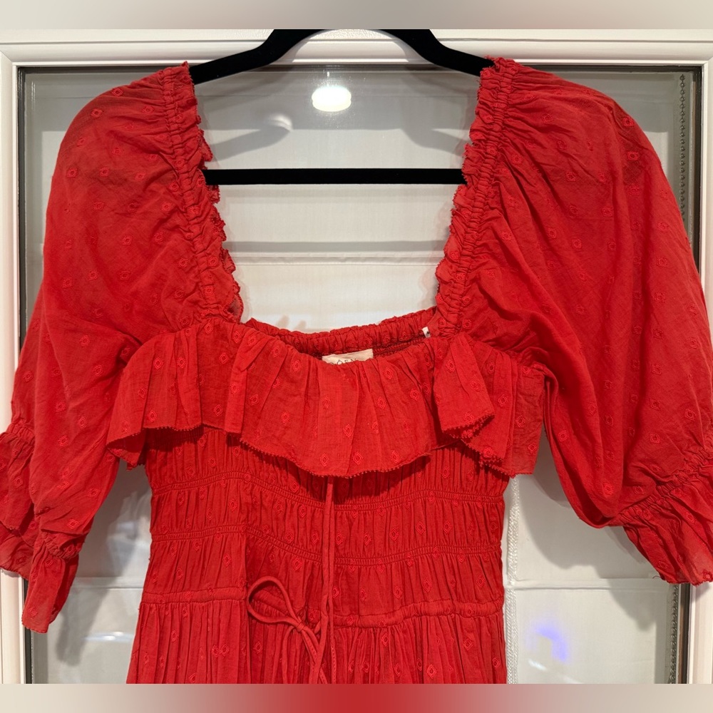 Doen Sol Dress Red - Picture 3 of 5